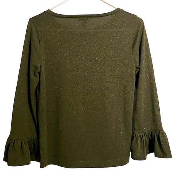 EUC | J. Crew | Olive Green Blouse | Size Small - Picture 2 of 8